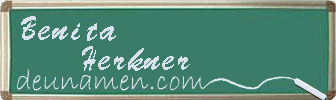 Benita Herkner Visitenkarte